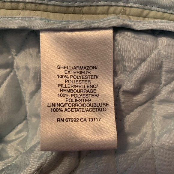 Sigrid Olsen Sport Pastel Green Lightweight Quilted Jacket size M - Picture 10 of 10